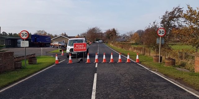 Touchstone Traffic Road Closed Kelso